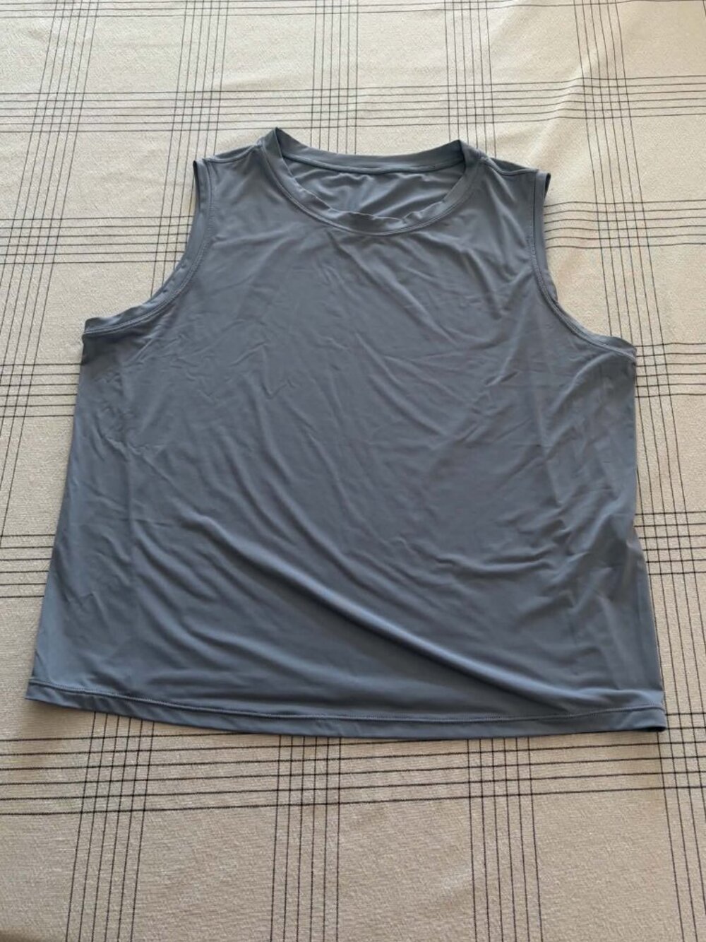 The Gym People Ice Silk Quick Dry Sleeveless Tank Blue - L